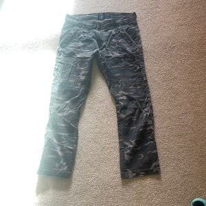 Mens camo jeans